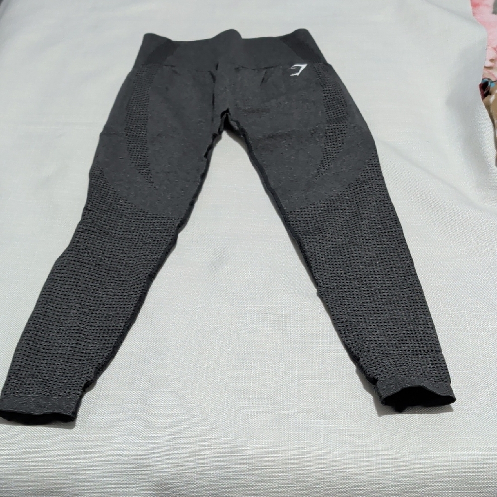 Women's Gray High-Waisted Leggings - Picture 6 of 8